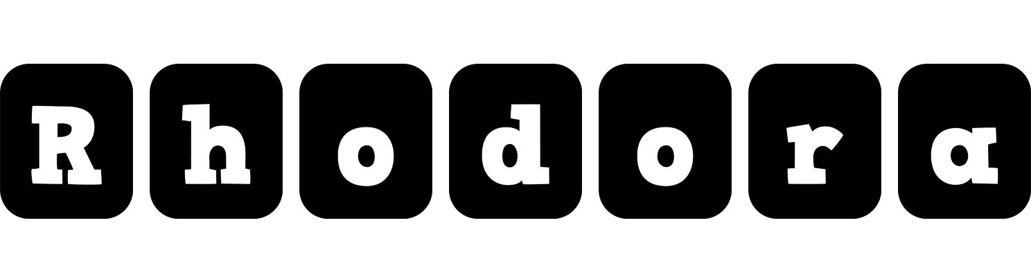 Rhodora box logo