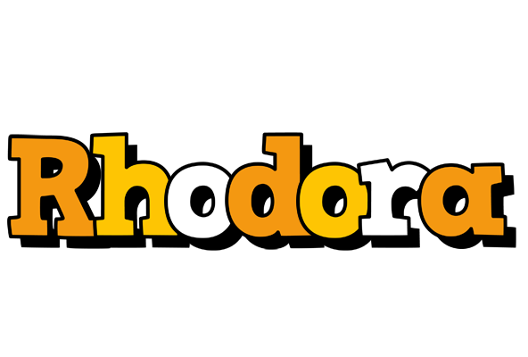 Rhodora cartoon logo
