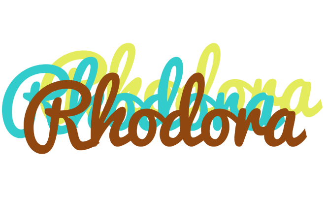 Rhodora cupcake logo