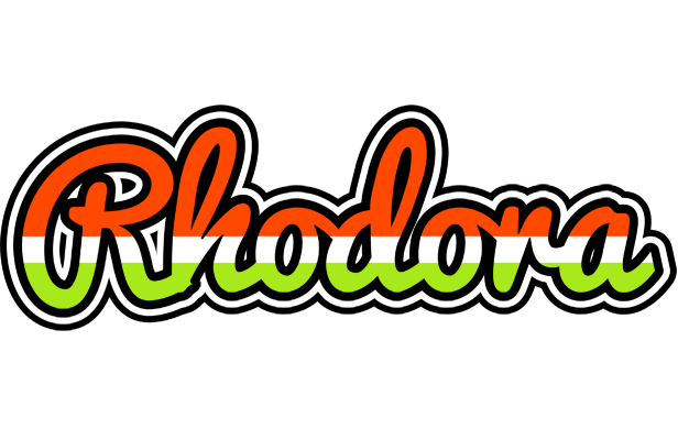 Rhodora exotic logo