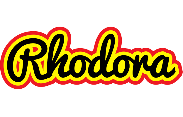 Rhodora flaming logo