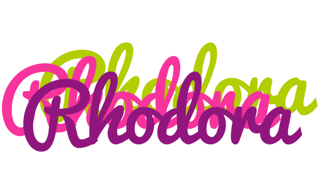 Rhodora flowers logo