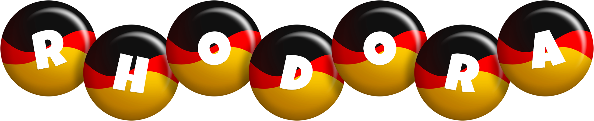Rhodora german logo
