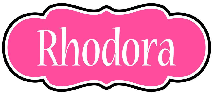 Rhodora invitation logo