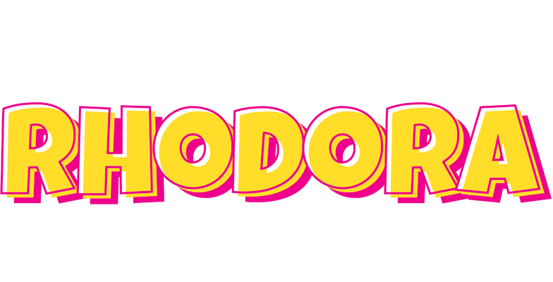 Rhodora kaboom logo