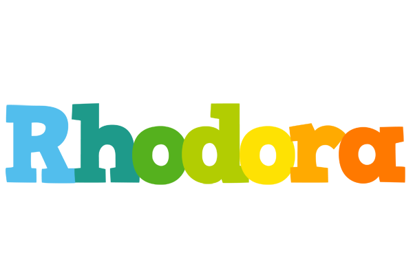 Rhodora rainbows logo