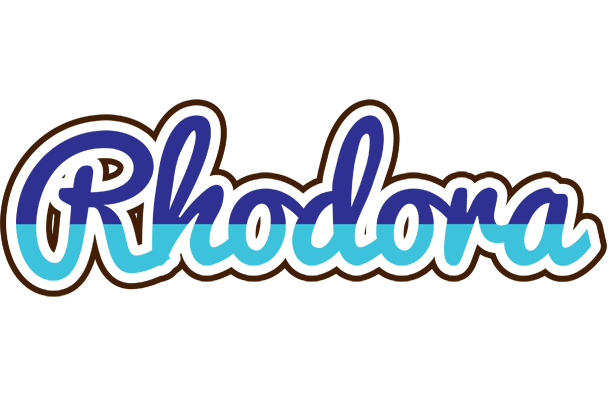 Rhodora raining logo