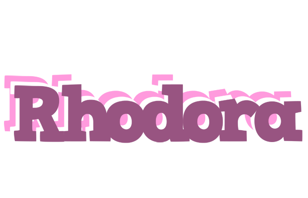 Rhodora relaxing logo
