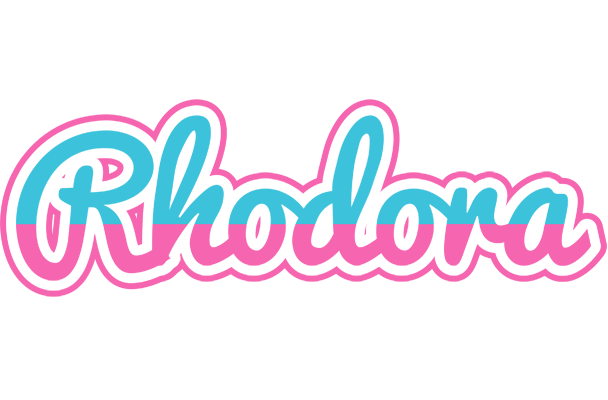 Rhodora woman logo