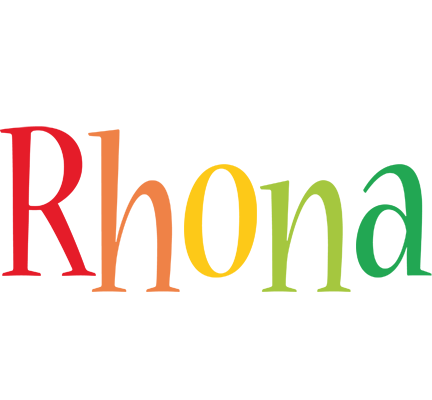 Rhona birthday logo