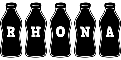 Rhona bottle logo