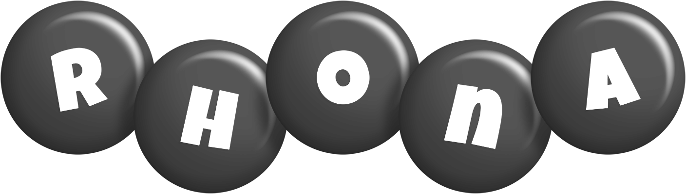 Rhona candy-black logo