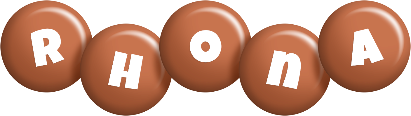 Rhona candy-brown logo