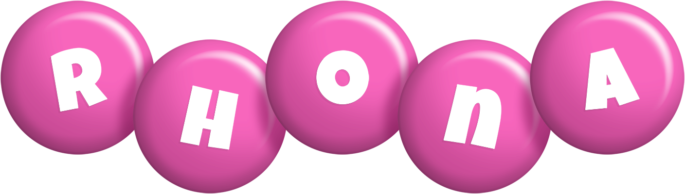 Rhona candy-pink logo