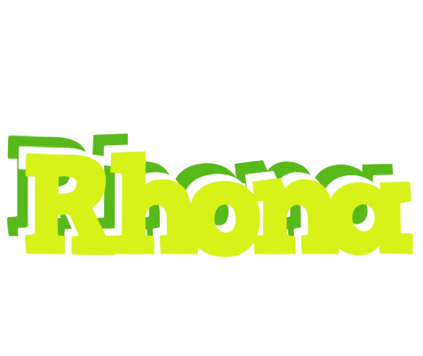 Rhona citrus logo