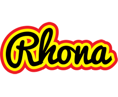 Rhona flaming logo