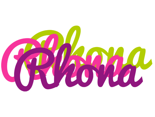 Rhona flowers logo