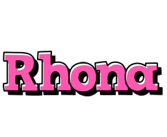 Rhona girlish logo