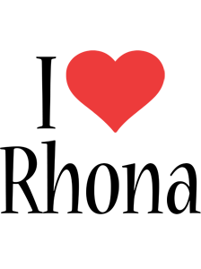 Rhona i-love logo