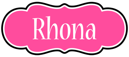 Rhona invitation logo