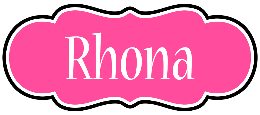 Rhona invitation logo