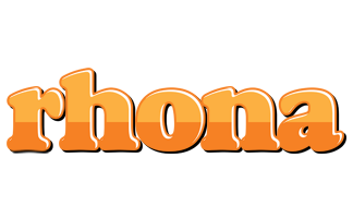 Rhona orange logo