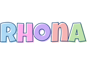 Rhona pastel logo