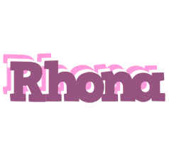 Rhona relaxing logo