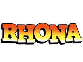 Rhona sunset logo