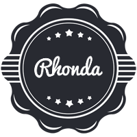 Rhonda badge logo