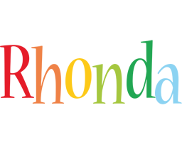 Rhonda birthday logo