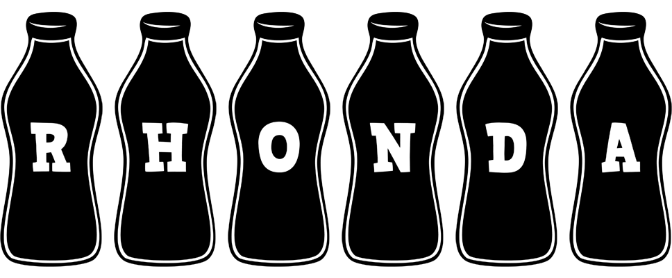 Rhonda bottle logo