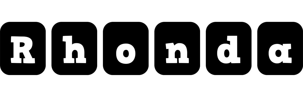 Rhonda box logo