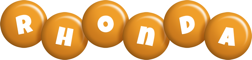 Rhonda candy-orange logo