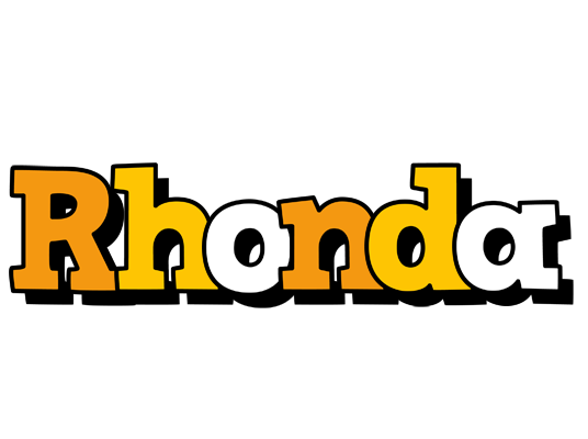 Rhonda cartoon logo