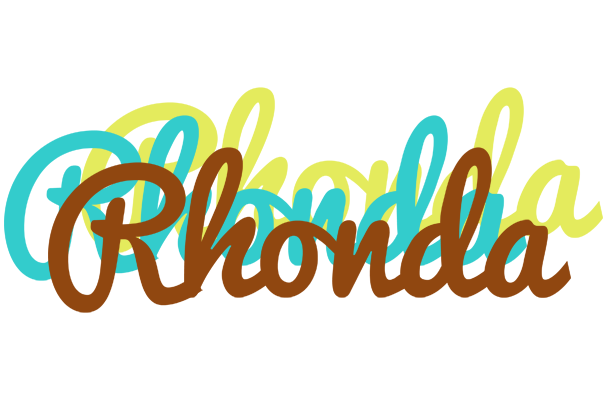 Rhonda cupcake logo