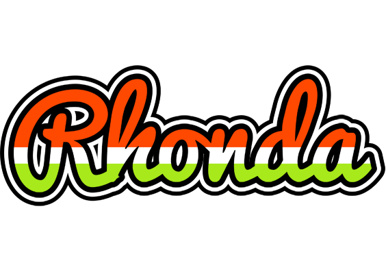 Rhonda exotic logo