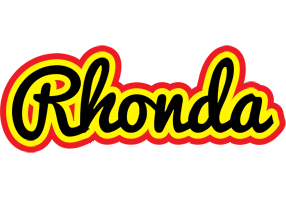 Rhonda flaming logo