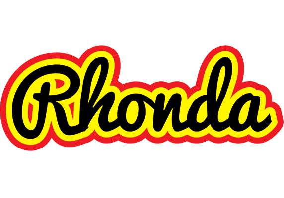 Rhonda flaming logo