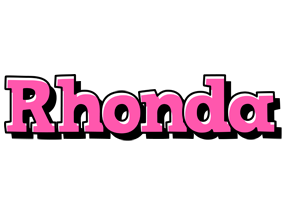 Rhonda girlish logo