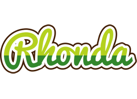 Rhonda golfing logo