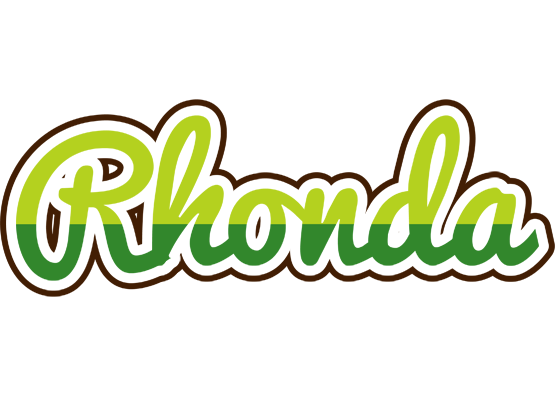 Rhonda golfing logo
