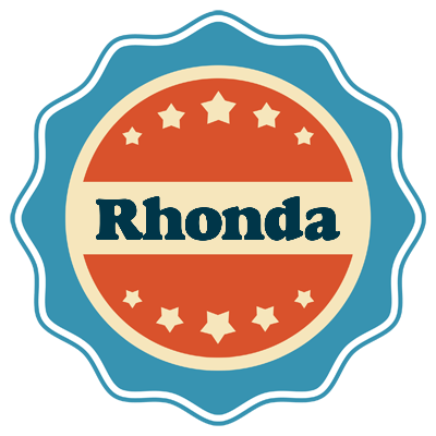 Rhonda labels logo