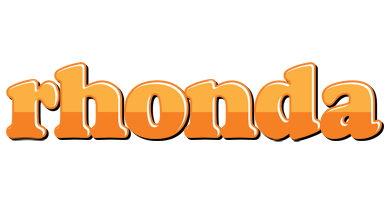 Rhonda orange logo