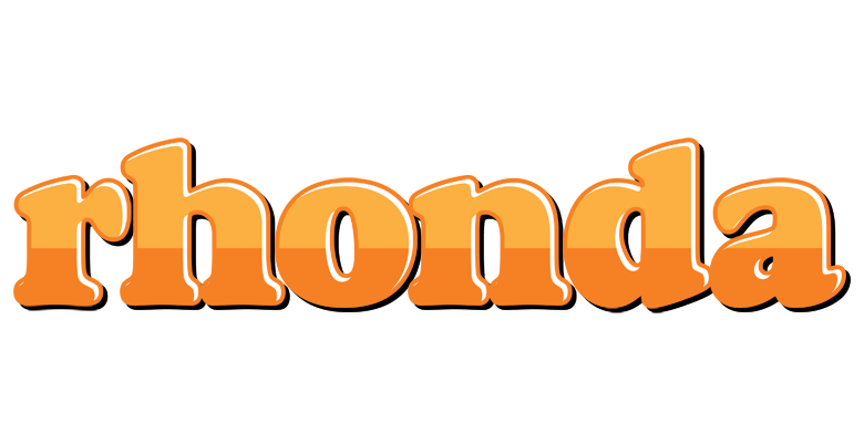 Rhonda orange logo