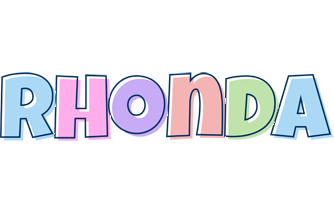 Rhonda pastel logo