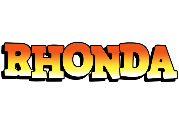 Rhonda sunset logo
