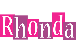 Rhonda whine logo