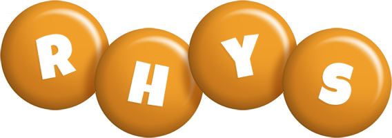 Rhys candy-orange logo
