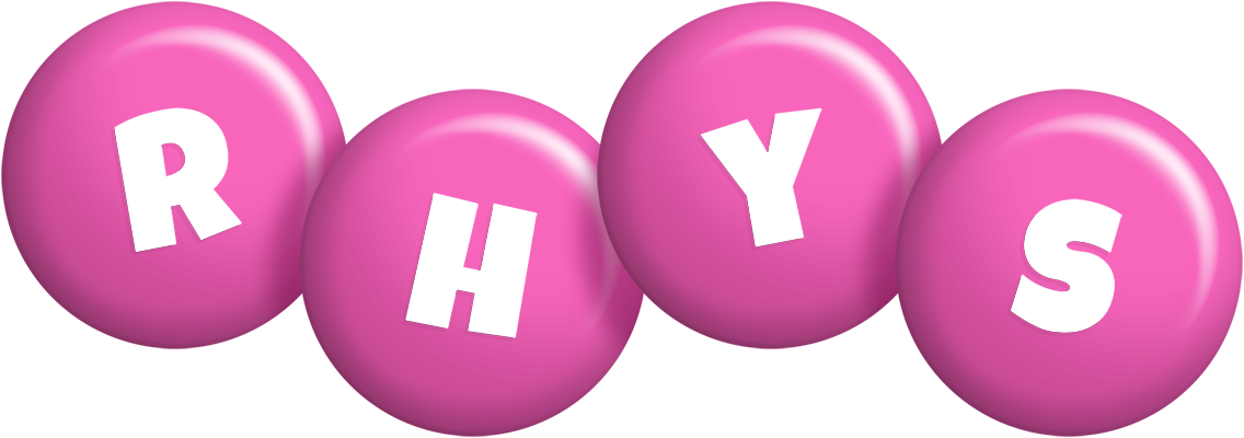 Rhys candy-pink logo